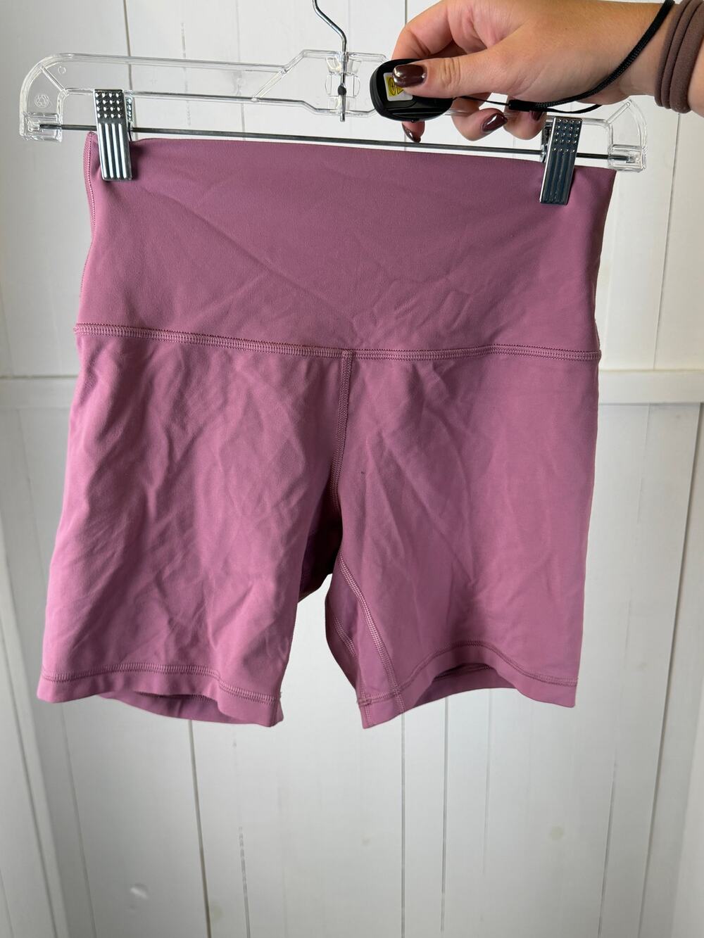 Lululemon Purple Biker Shorts Size 6 Excellent Condition